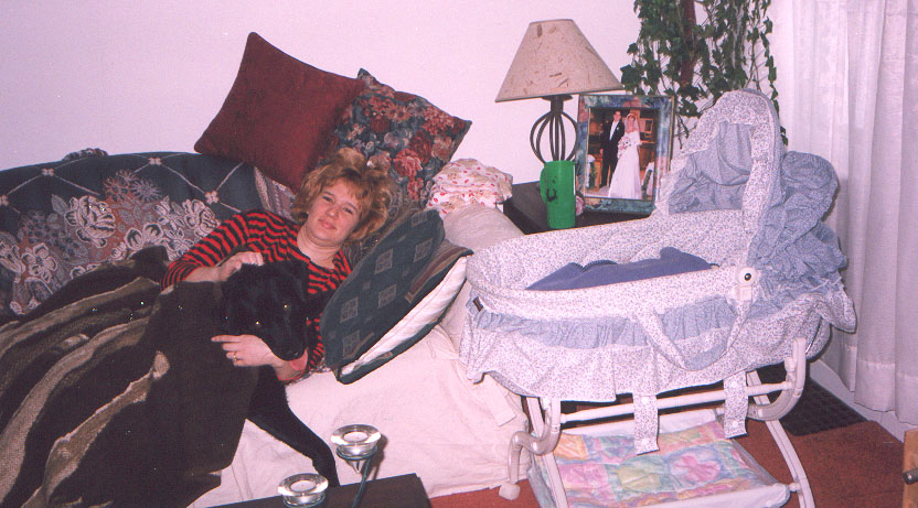 mom and dog.JPG (125395 bytes)
